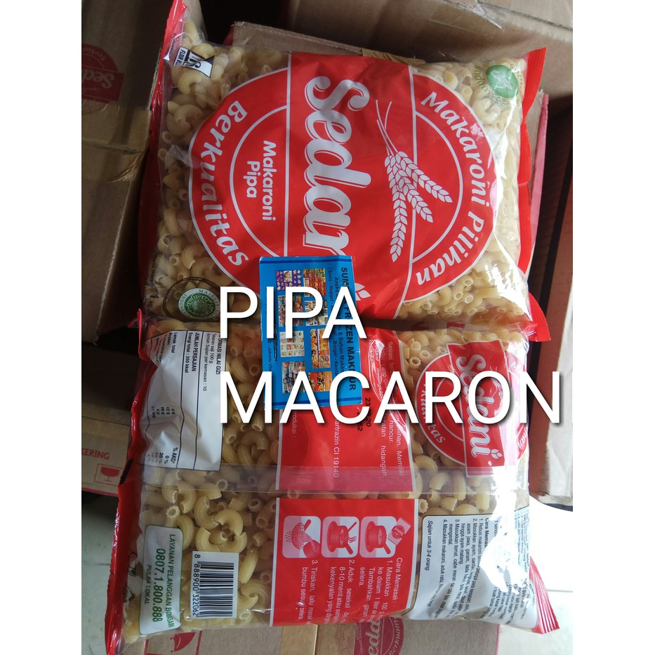 

PIPA macaroni 1kg sedani makaroni