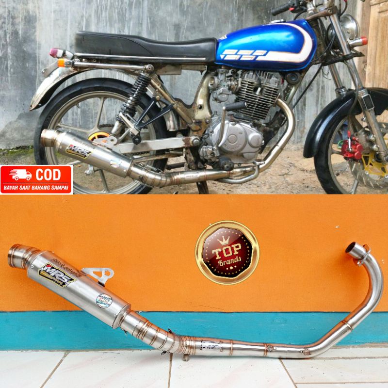 Knalpot Herex CB GL MP Megapro Tiger Revo Tirev Slincer Kompetisi P25CM Original MRS Racing Pipa Hea