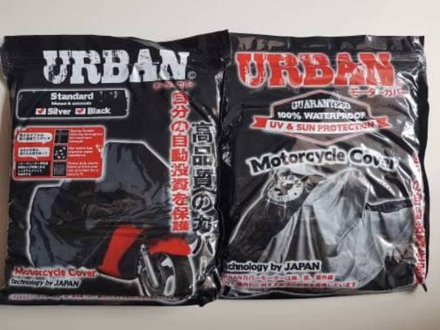 Cover Motor URBAN JUMBO NMAX PCX Sarung Motor Ninja Aerox Vario150 CBR Penutup Motor Anti Air &amp; UV