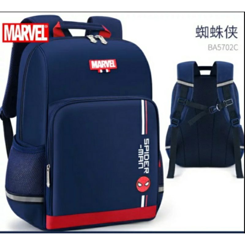 Tas Ransel Anak Laki laki Waterproof motif Marvel tas sekolah Anak TK SD SMP Ransel Import ransel tahan air kado ultah anak cowo