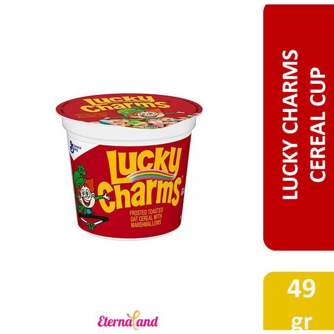 

Lucky Charms Marshmallow Cereal Cup - Sereal Impor (Non Halal)