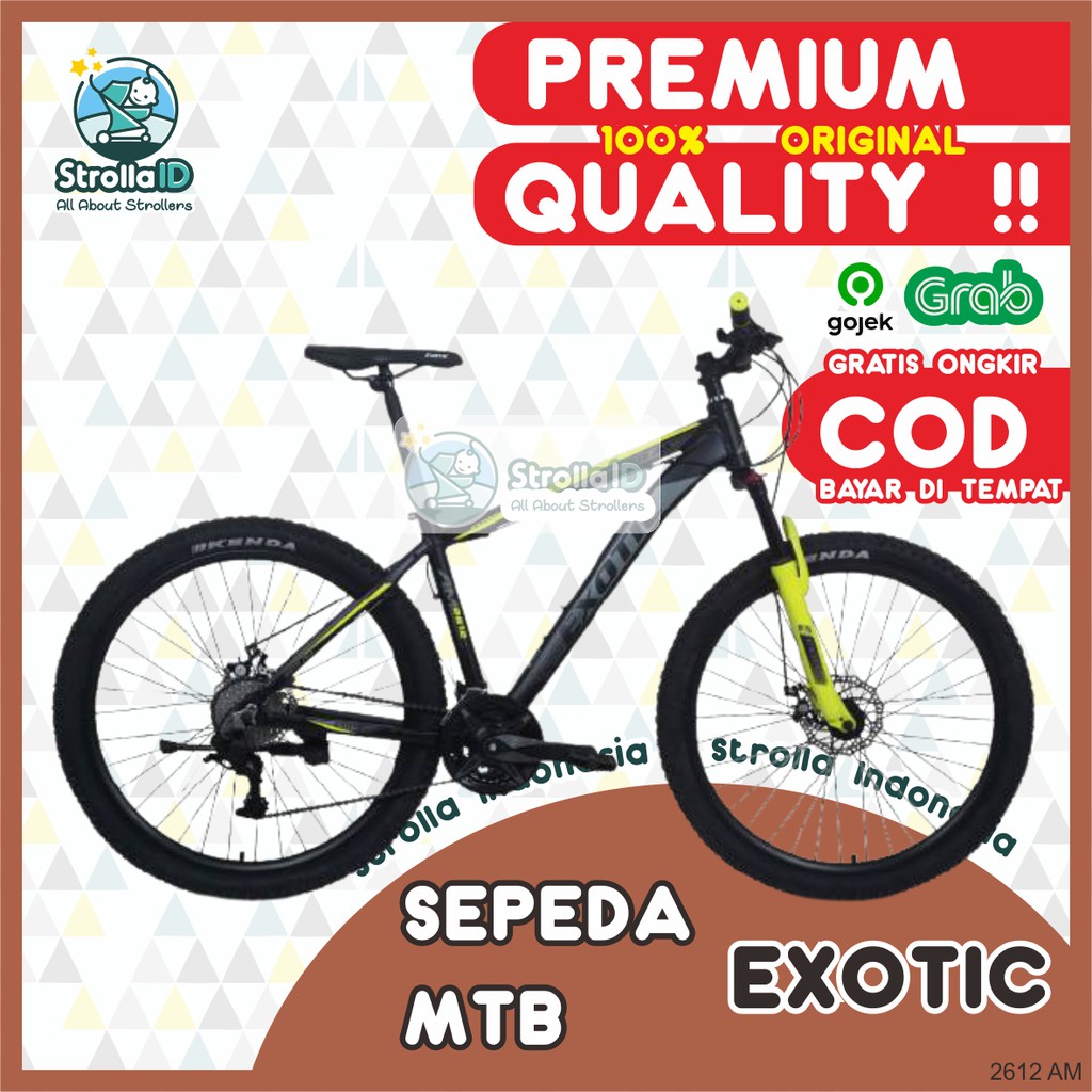 MTB 27,5'' Exotic 2612 AM Sepeda Lipat Bike Bmx 20  Sepeda Gunung Road Bike Sepeda Artis SNI ORIGINA