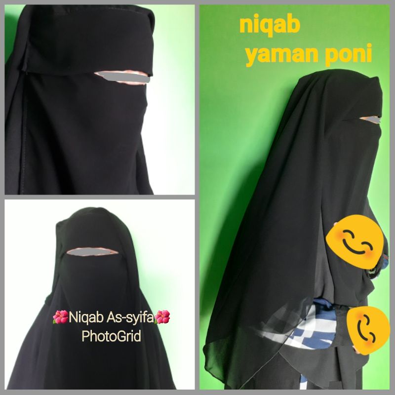 niqab Yaman poni