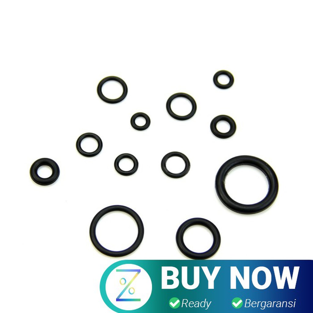 Karet Rubber O Ring Seal Tightening 225 PCS - Black