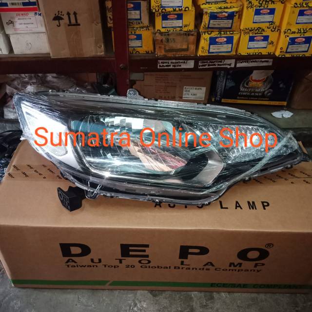 Lampu Depan Head Lamp Honda Jazz 2013 2014 Depo