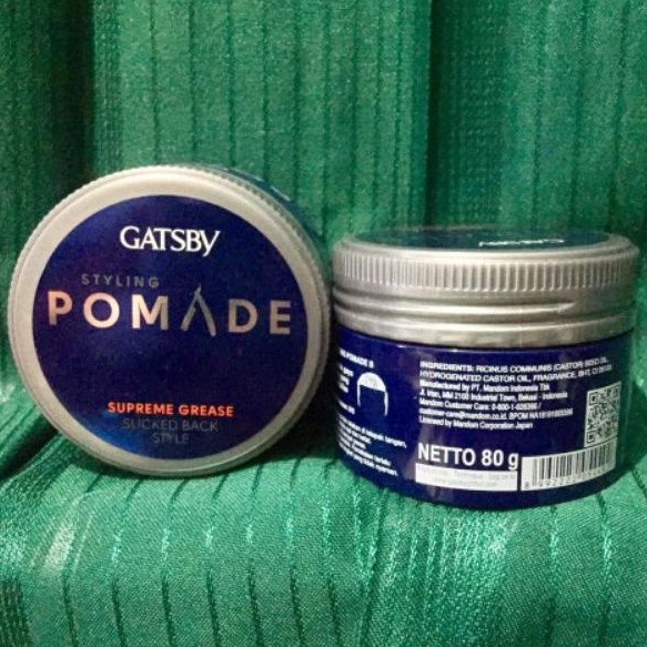 GATSBY SLICKED BACK STYLE STYLING POMADE SUPREME GREASE 75gr - Pomade