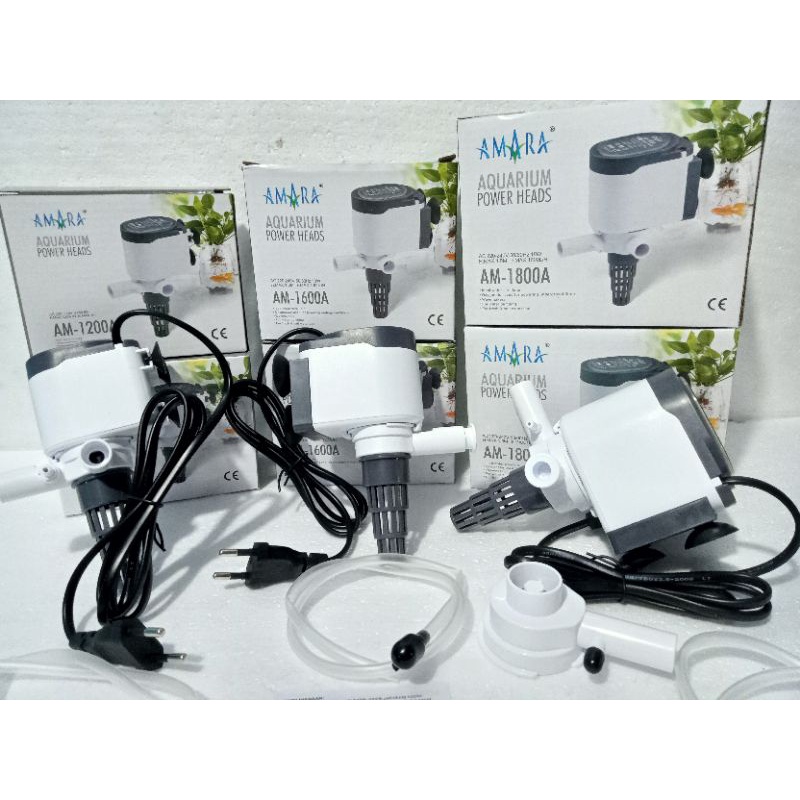 POMPA AIR AQUARIUM POWER HEAD BARU AMARA AM-1200/1600/1800A