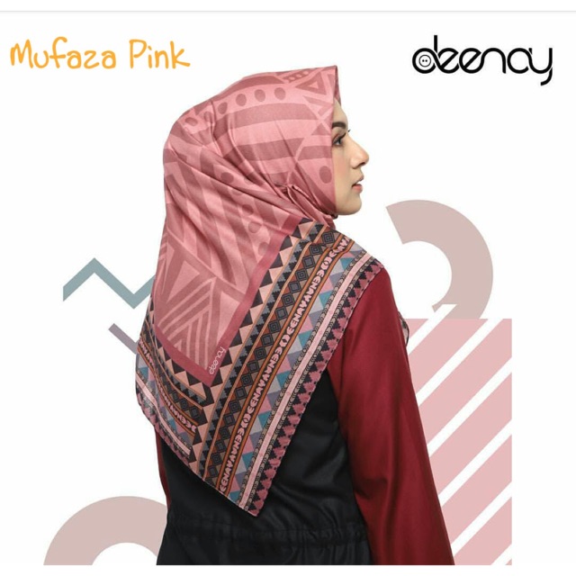 Deenay Scarf Motif Mufasa Pink