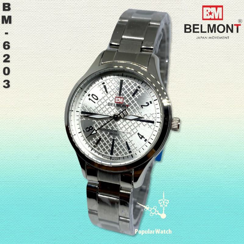 jam tangan rantai couple belmont BM6203 100%ORIGINAL dan WATER RESISTANT!!