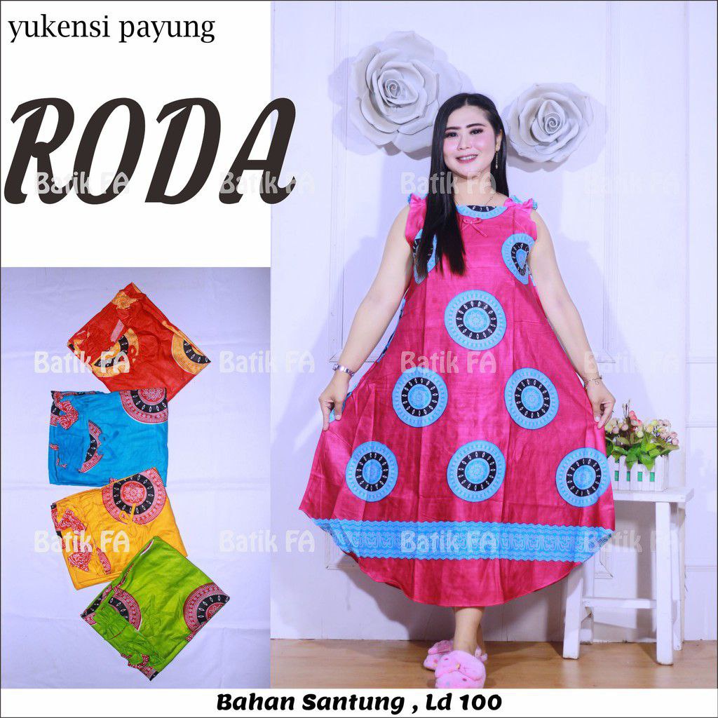 BATIK WANITA KEKINIAN DASTER RAYON YUKENSI  ( BLASTER POLKA GARDEN SHABBY MONOCROM AURORA MALIKA SAKURA ) BUMIL MURAH ADEM-YKS PAYUNG RODA