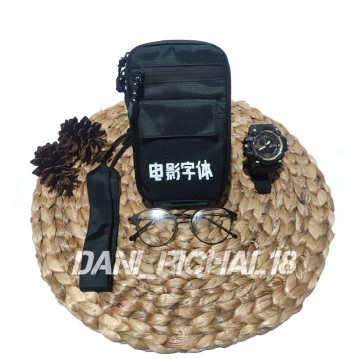 NEW REAL WALLET HP SLING BAG MINI TAS SELEMPANG DOMPET PRIA TAS HP TAS KECIL HAND BAG WATERPROOF TAH