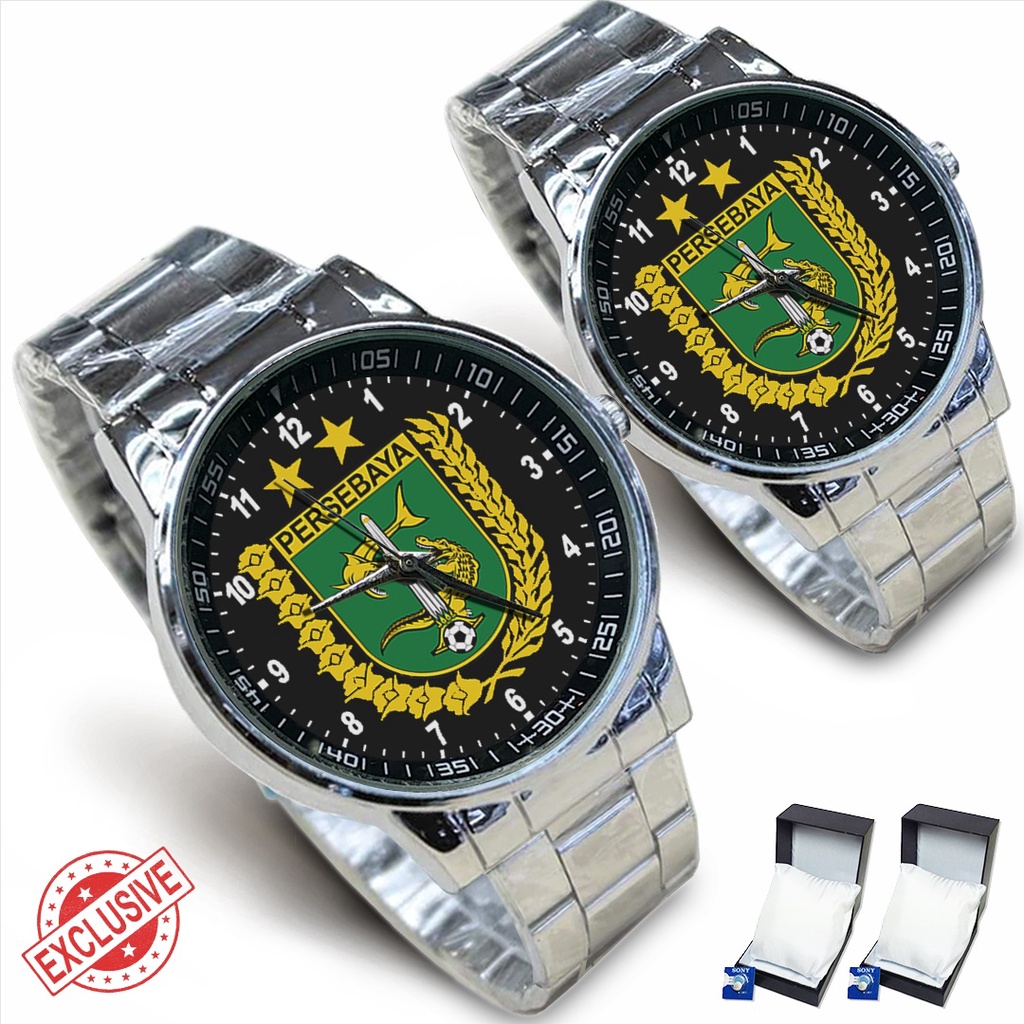 Jam Tangan Rantai Couple PERSEBAYA SURABAYA 04 (Awesome)