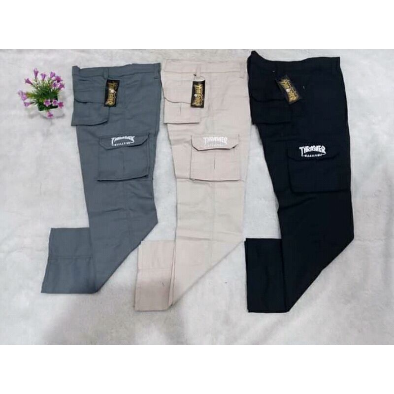celana cargo thrasher panjang
