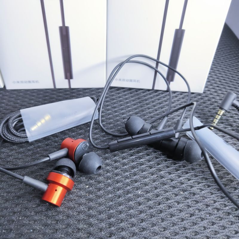 Headset Xiaomi Original Dual Dynamic Jack 3.5mm