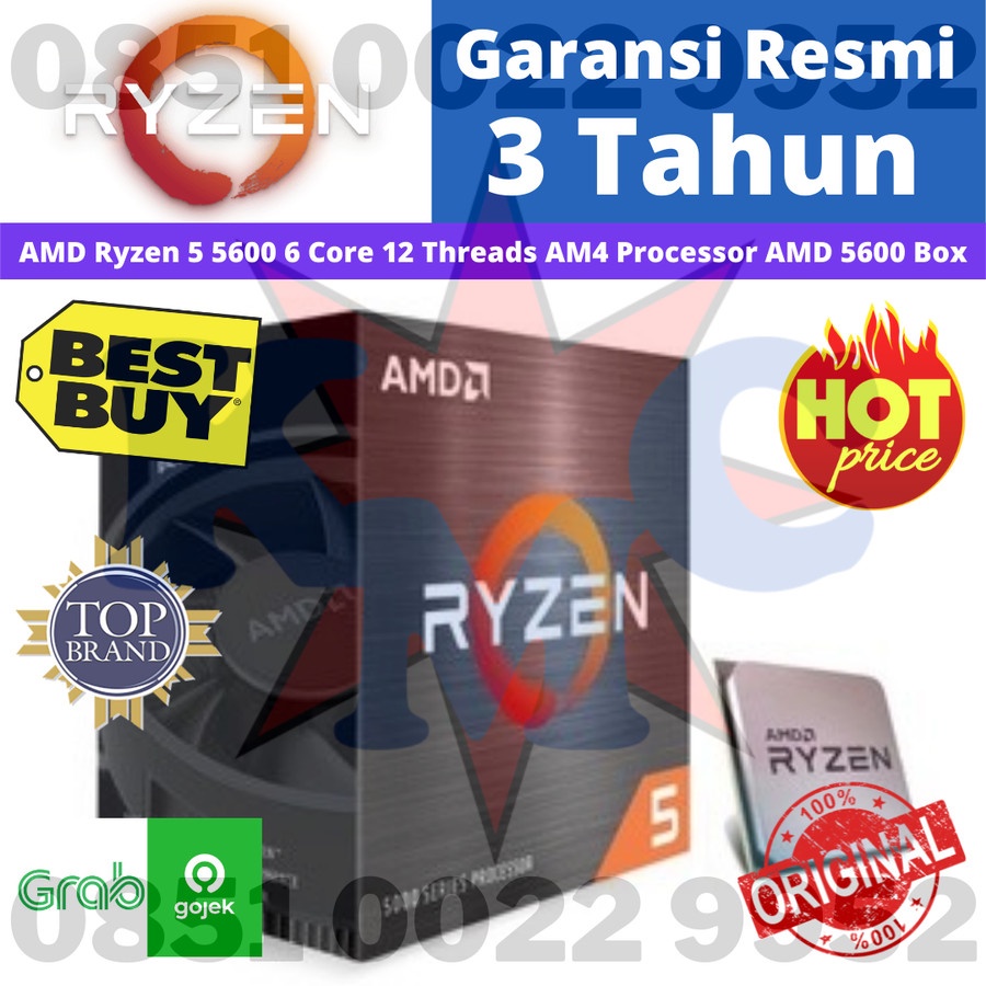 Processor AMD Ryzen 5 5600 4.4GHz Socket AM4 BOX