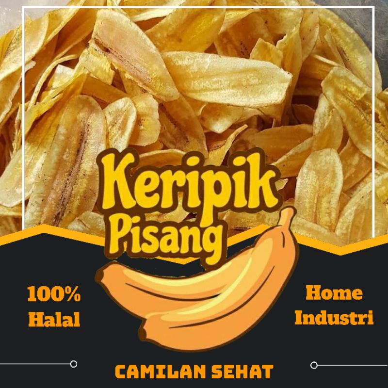 

Keripik Pisang Manis 200gr Home Industri