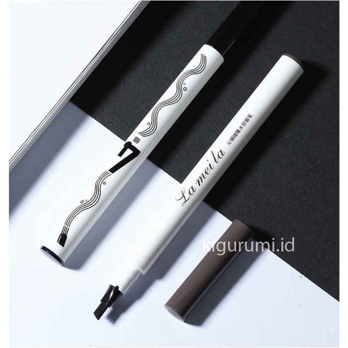 LAMEILA Eyebrow Pen Four-Claw Eye Brow Tint Fork Tip Waterproof And Drable Natural Eyebrow Long Lasting LA121