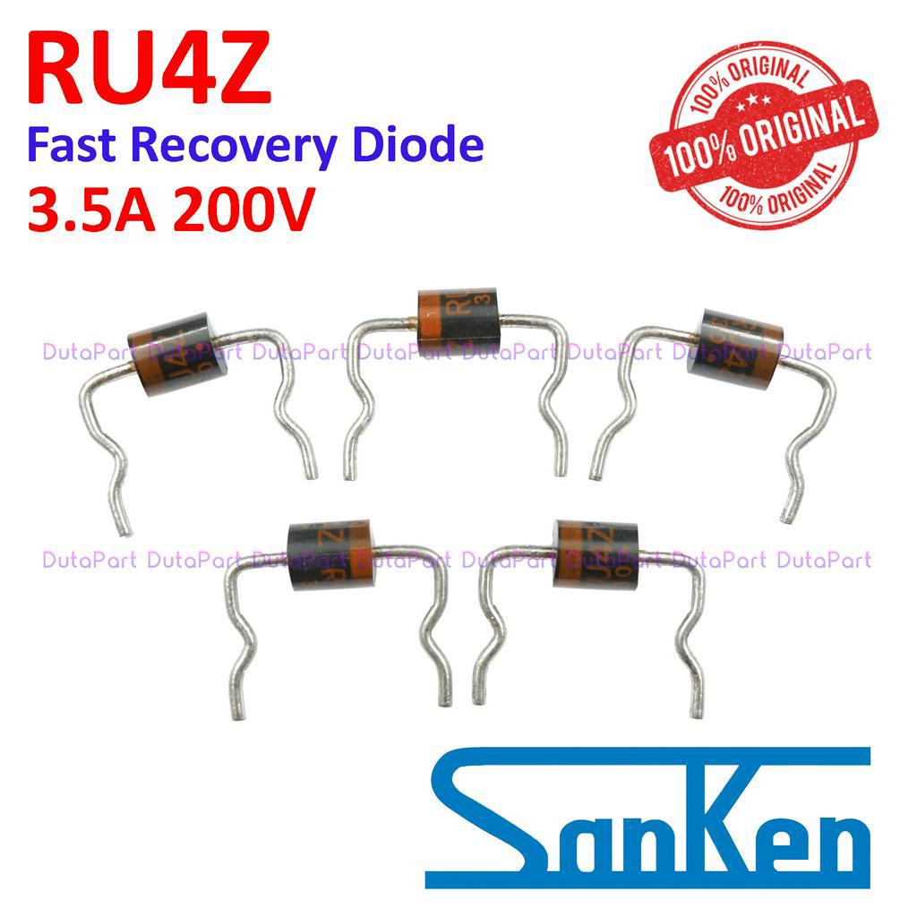 RU4Z 3.5A 200V ORIGINAL SANKEN JAPAN Fast Recovery Diode Dioda