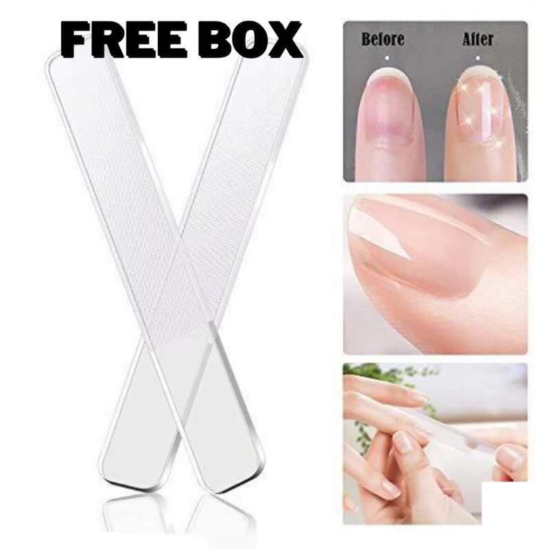 Pengkilap Kuku / Kikir Kuku Manicure Pedicure / Magic Nail Shiner Pakai Box