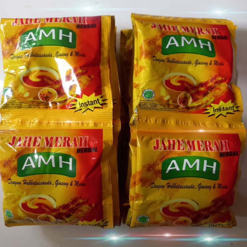 

jahe merah AMH renceng isi 12 sachet