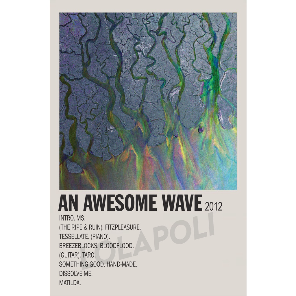 Poster Cover Album An Awesome Wave - Alt J