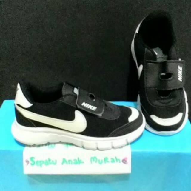 sepatu anak murah nike free kids hitam putih