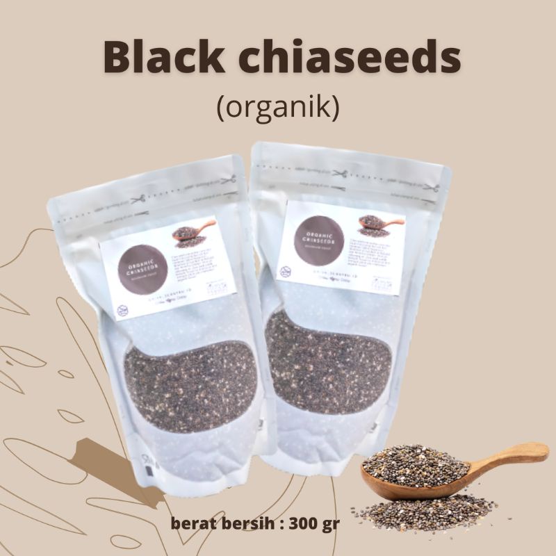 Black chiaseeds organik 300 gram