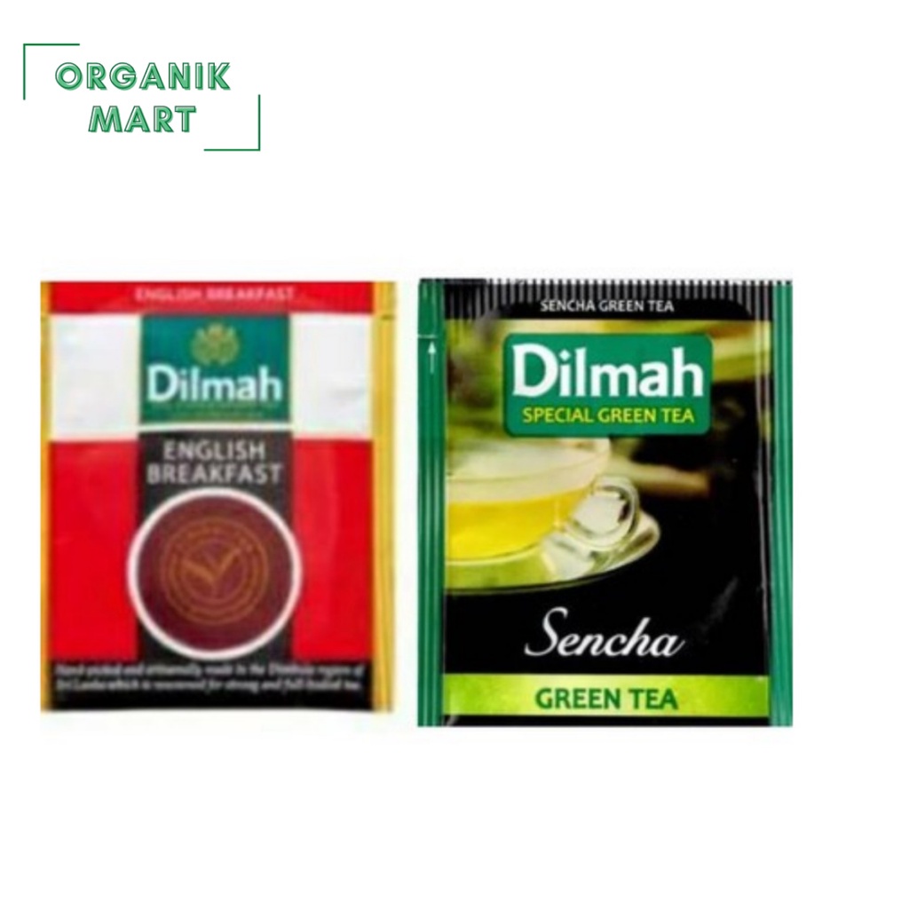 

Dilmah Dilmah English Breakfast Tea per Sachet ; Sencha Green Tea / teh - SHOMI