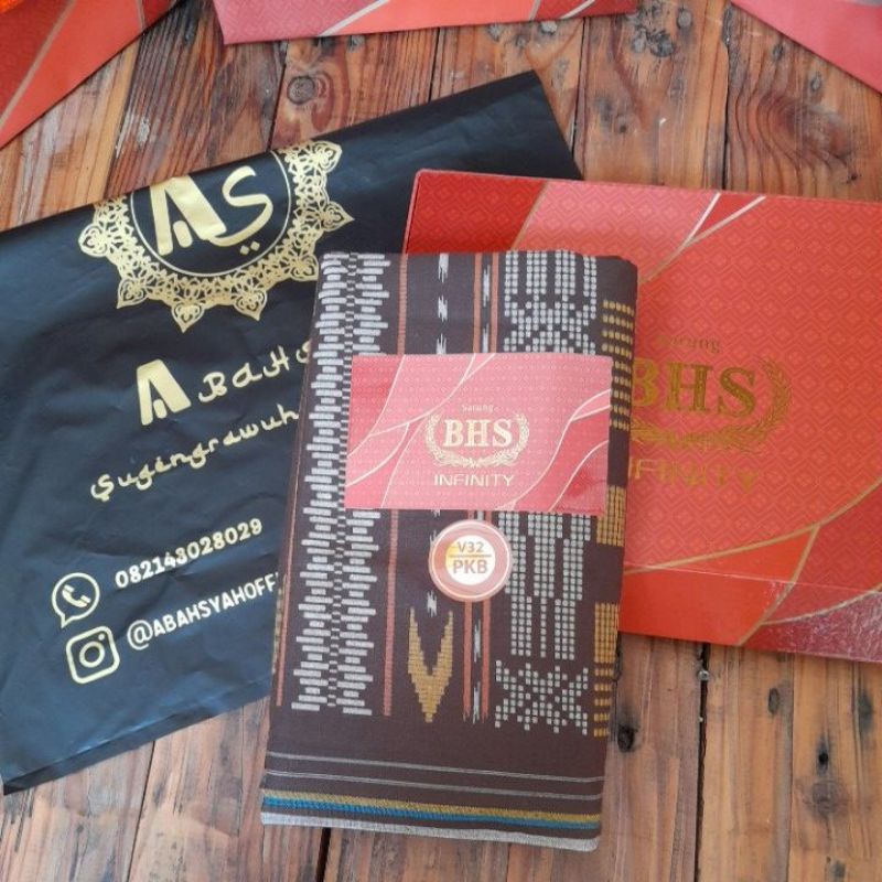 SARUNG BHS INFINITY GOLD coklat PKB