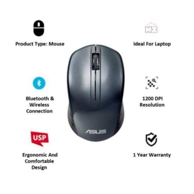 MOUSE WIRELESS ASUS WT200...ORIGINAL ASUS RESMI