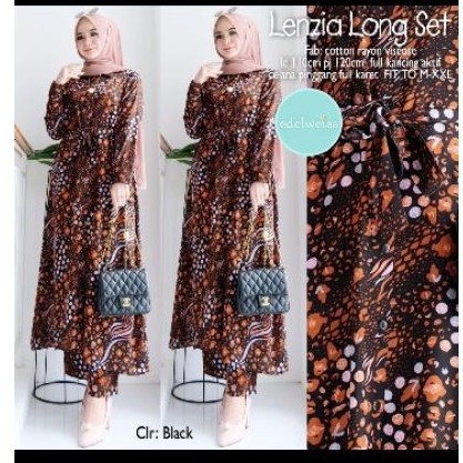 

Lenzia set black 2 in one