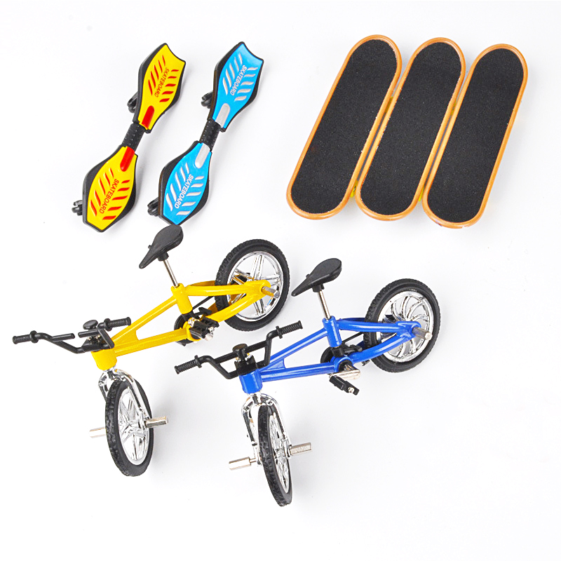 1 Set Mainan Edukasi Skateboard Jari Mini Untuk Anak