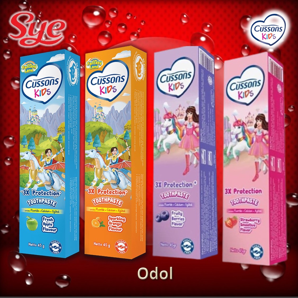 BPOM CUSSONS KIDS SERIES / CUSSON KID SERIES / CUSSONS KIDS TOOTHPASTE / SYE