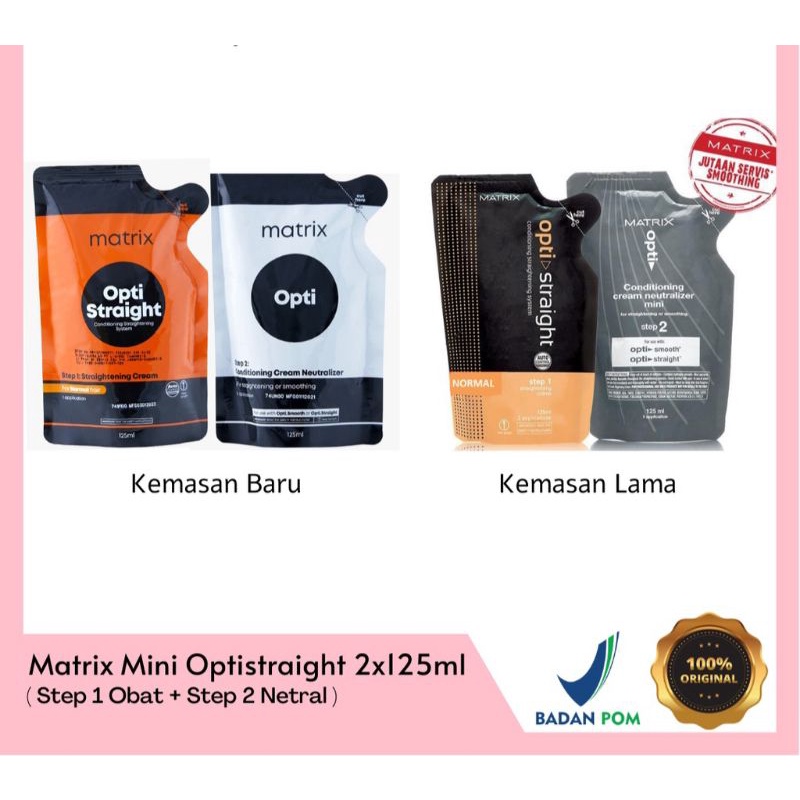 Matrix obat smothing/pelurusan rambut 125ml