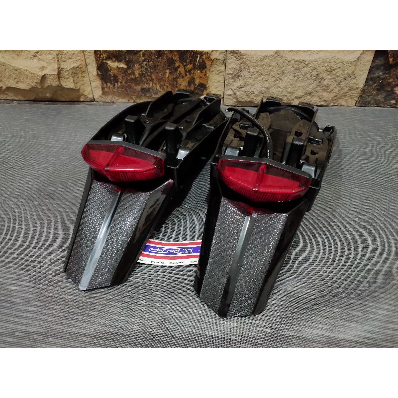 slebor belakang crf slebor undertrail crf karbon stoplamp belakang LED crf supermoto