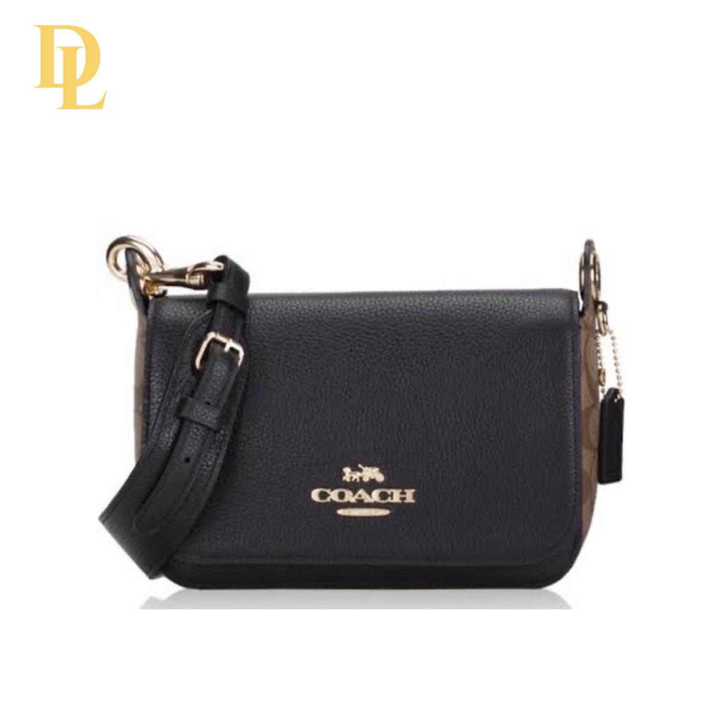 Coach Small Jes Messenger In Signature Canvas (80614)