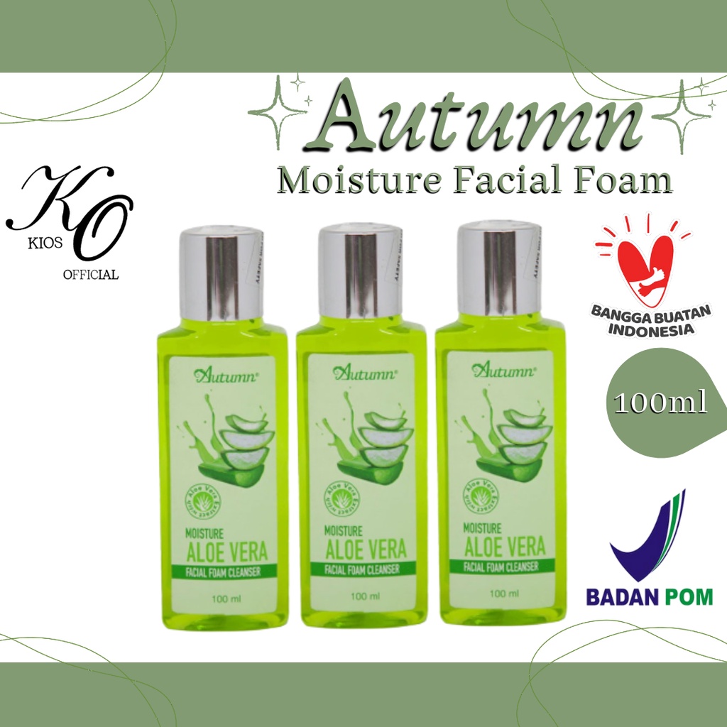 Autumn Moisture Aloe Vera Facial Foam Cleanser 100ML