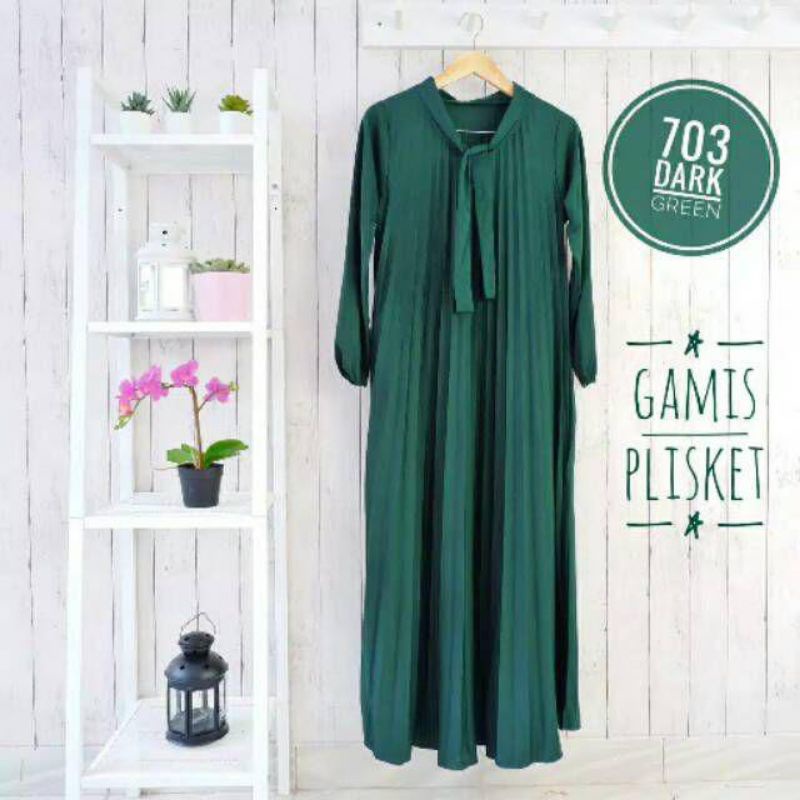 GAMIS PLISKET ANAK USIA 4_15TAHUN GAMIS PLISKET ANAK PEREMPUAN GAMIS ANAK DASI GAMIS ANAK PITA