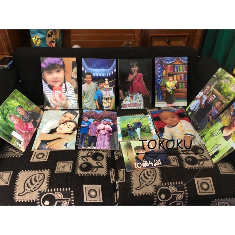 HIASAN DINDING 20x30 CM Foto Kayu MDF Walldecor