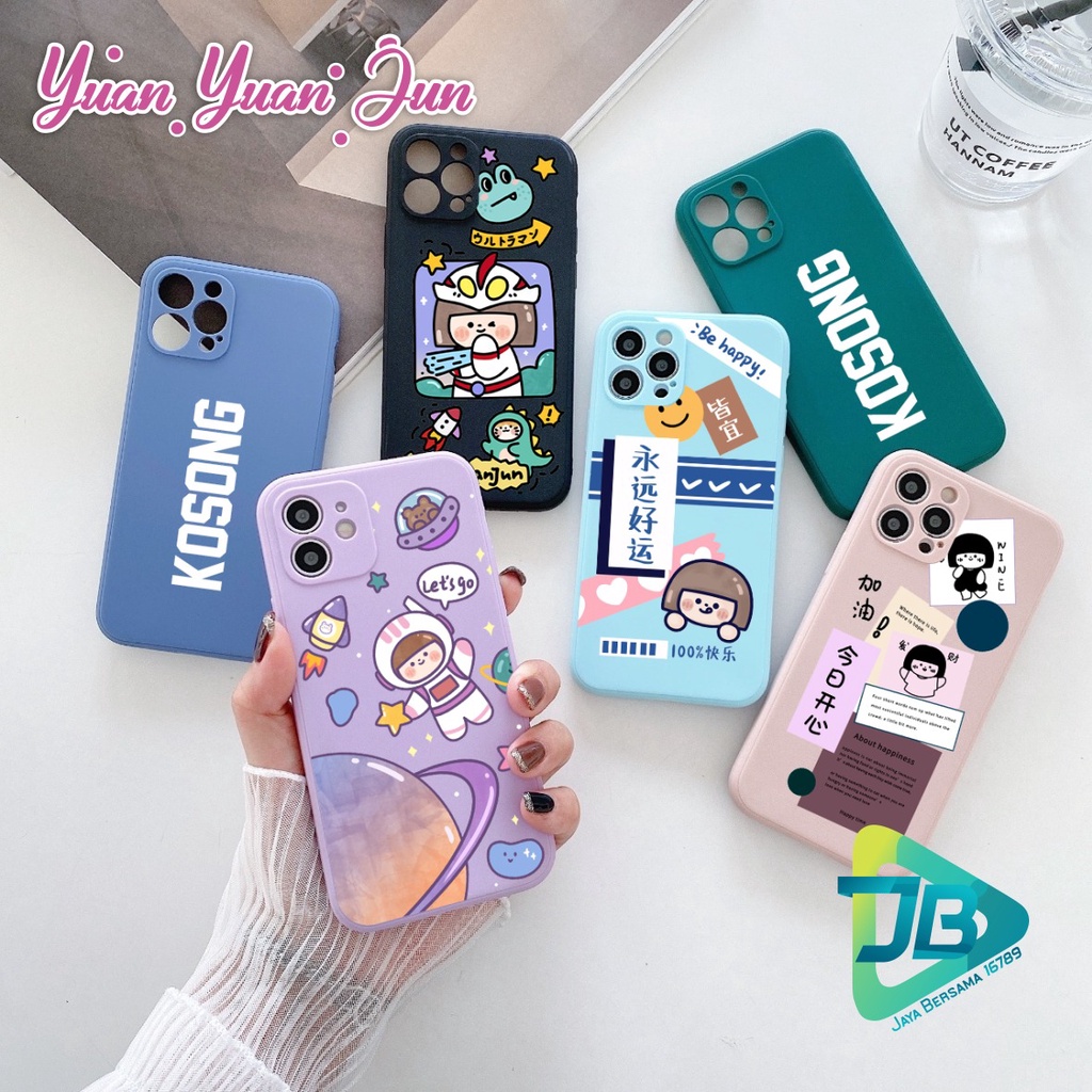 CASE CASING SOFTCASE SILIKON MACARON PELINDUNG KAMERA YUAN YUAN JUN OPPO VIVO SAMSUNG XIAOMI REALME IPHONE ALL TYPE JB5353