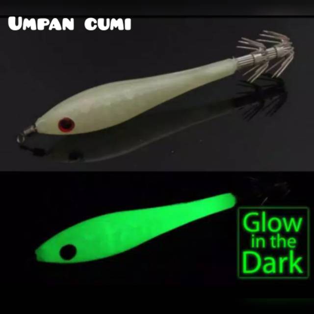 Umpan Cumi Udang Squid Jig Glow GID Capella Capela
