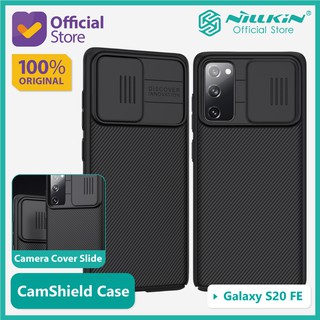 Case Samsung Galaxy S20 FE Nillkin CamShield Camera Cover Slide Casing - Black