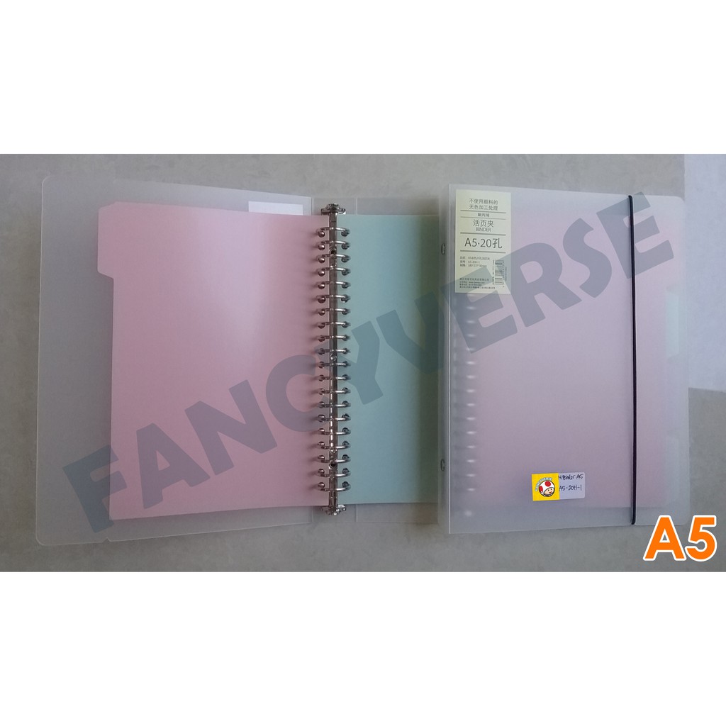 

Binder A5 Campus Putih Transparan A5-20H-1