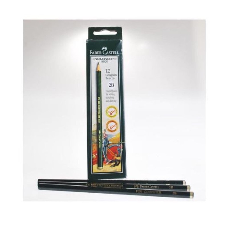 

(1pcs) pensil faber castell 2b satuan