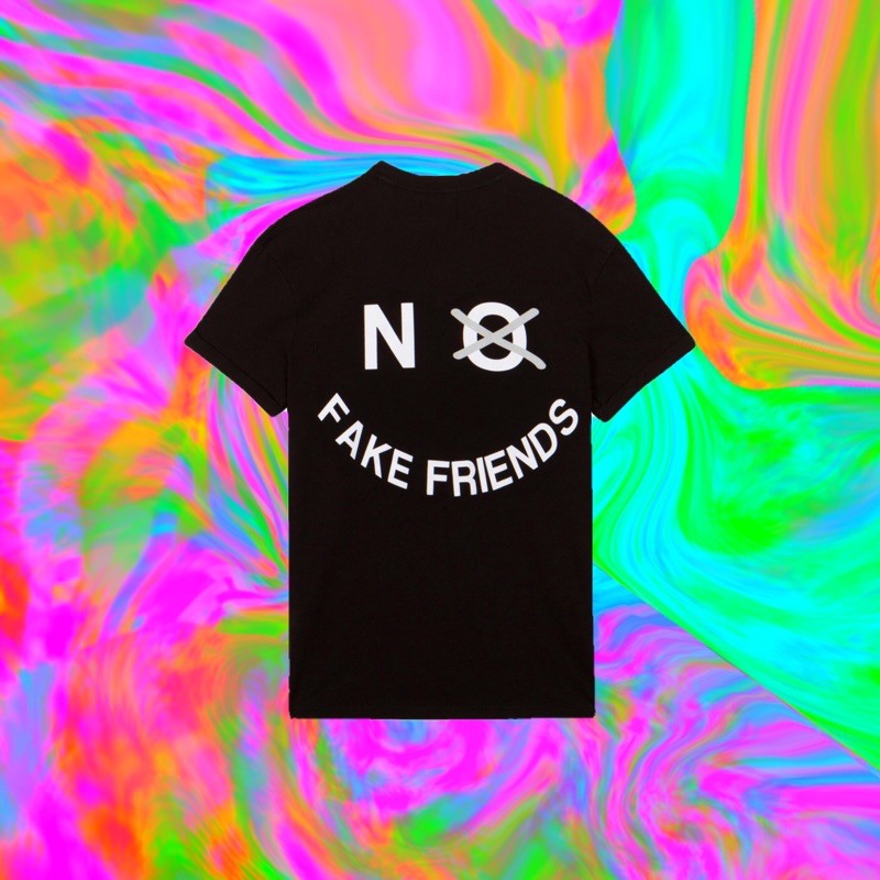 NO FAKE FRIENDS KAOS TSHIRT VER