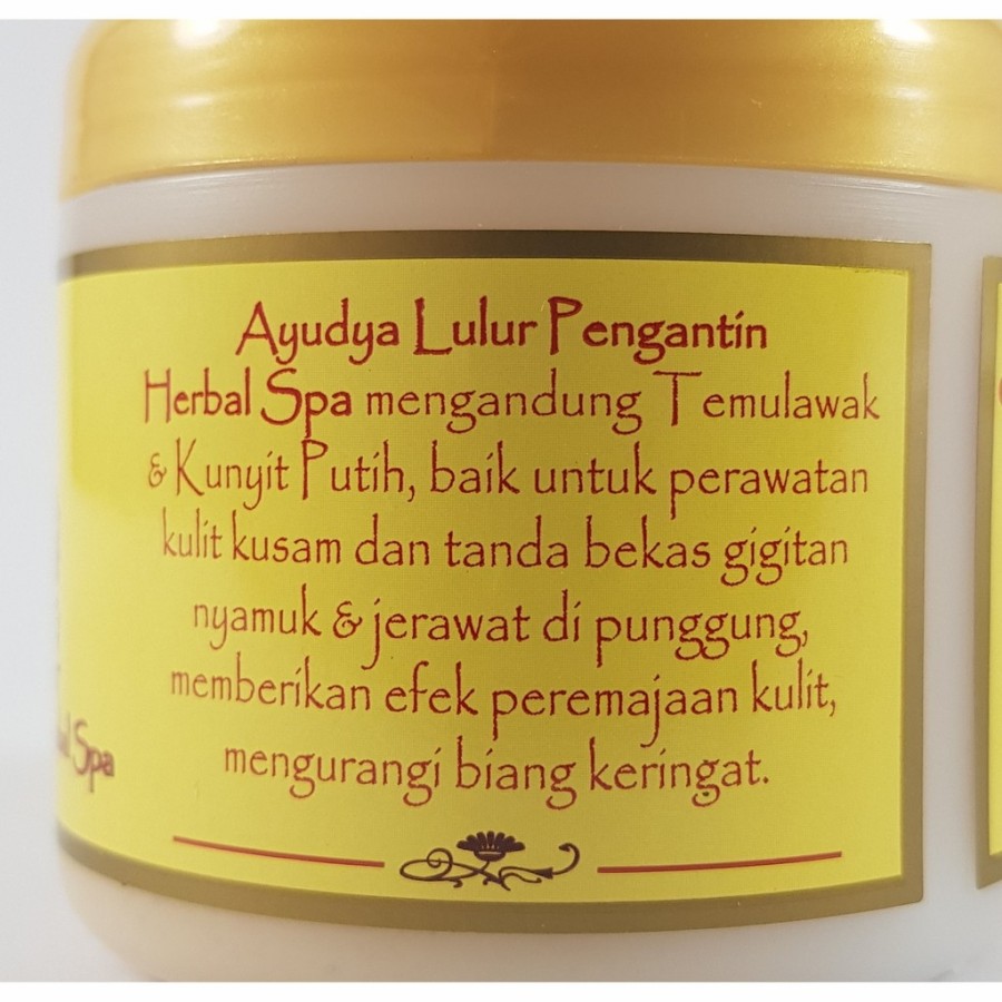 Ayudya Lulur Pengantin Aromatherapy Herbal Spa 300g