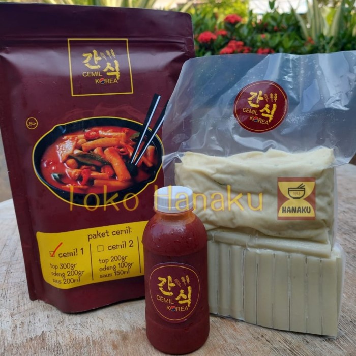 

INSTANT-CAMILAN- PAKET HANA TOPOKI/ TOPPOKI/ TTEOKBOKKI/ TOPOKKI ODENG DAN SAOS -CAMILAN-INSTANT.