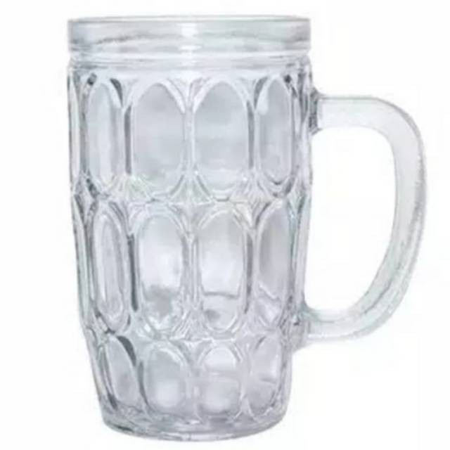 Gelas IE | Gelas Beling | Gelas Kopi Gagang | Gelas Teh | Gelas Jempol isi 6 pcs