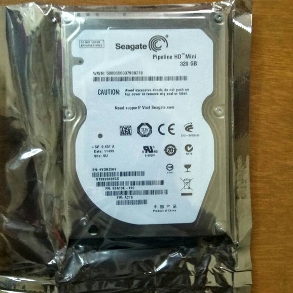 Hardisk Laptop Seagate 2.5&quot; 320GB Original
