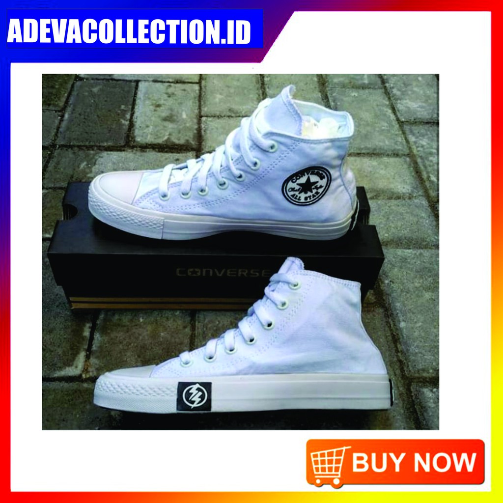PROMO SEPATU SNEAKERS CONVERSE ALL STAR PETIR PANJANG 70S BLACK WHITE/PRIA WANITA COD